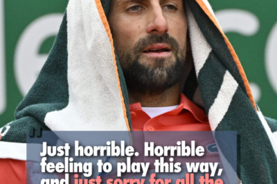 Djokovic apologises for “horrible” performance after loss to Tabilo in Monte-Carlo.