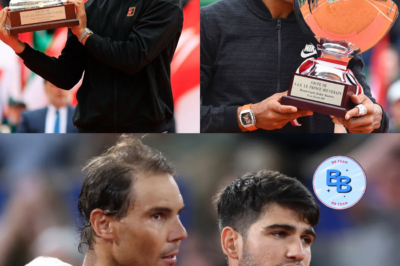 Carlos Alcaraz matches Rafael Nadal milestone with first Monte-Carlo Masters title.