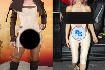 Julia Fox imite l’ex-femme de Kanye West, Bianca Censori, avec un look très audacieux au festival Revolve.