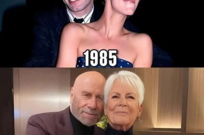 WATCH: Jamie Lee Curtis, 66, recreate her iconic Perfect aerobics scene after 40 years on from John Travolta film!