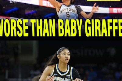 Angel Reese FURIOUS As NEW Stat Exposes She’s Worse Than BABY GIRAFFE – She’s NO Caitlin Clark!