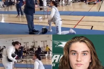 Stephanie Turner receives $5,000 for kneeling in protest against transgender opponent in last month’s fencing event.