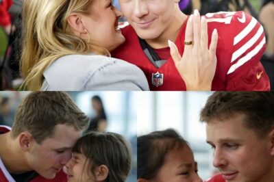 BREAKING: San Francisco 49ers quarterback Brock Purdy and wife used their entire $3,200 bonus and a plane ticket to sponsor an 8-year-old girl who was abandoned at the airport by her family.