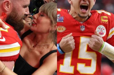 SHOCK: Travis Kelce is furious in disbelief as his best friend, Patrick Mahomes suddenly calls Taylor Swift a flirtatious bad woman and reveals a secret video….