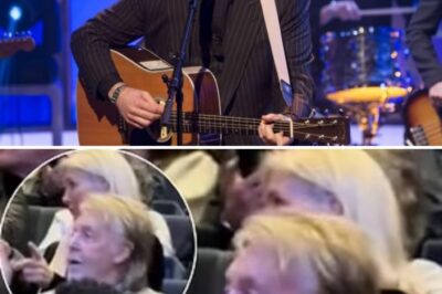 At the Beatles ’64 screening in London, James McCartney — the striking lookalike son of Sir Paul McCartney — captivated the crowd with his quiet charm and heartfelt presence. Dressed in a classic black suit, the 47-year-old artist beamed with pride as he celebrated his father’s legendary legacy. As iconic footage of the Beatles lit up the screen, the atmosphere turned electric. Cheers, laughter, and teary eyes filled the room as fans of all ages were transported back to the magic of 1964. James nodded gently, visibly moved by the outpouring of love for the band that changed music history. It was more than a tribute — it was a moment of connection, nostalgia, and deep appreciation that united everyone in the theater.