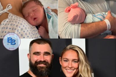 NFL star Jason Kelce happily announces the arrival of his fourth daughter, while Erin Andrews shares kind words and exposes a unique connection with other famous pals.