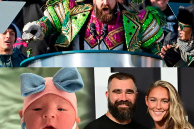 Jason Kelce and wife Kylie welcome daughter No. 4, who surprises Uncle Travis Kelce during podcast