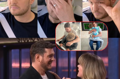 He tried to stay strong for years… but this moment broke him. Michael Bublé couldn’t hold back the tears when he sat down with Kelly Clarkson and shared the emotional tribute his son Noah gave him—a song so raw and powerful, it left the entire audience stunned. After battling alongside his son through a terrifying, life-threatening illness, Michael revealed something no one expected: Noah wrote a deeply personal song just for his dad. And not just any song—it’s featured on Michael’s album “Higher,” and every word is filled with love, pain, and the bond only a father and son can share. You need to hear this… it will leave you speechless.