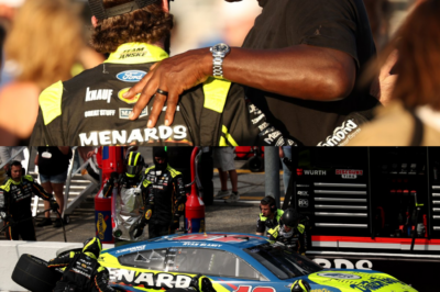 Michael Jordan Reacts to Ryan Blaney Calling Out His Driver After Kyle Larson Spin