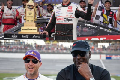 Michael Jordan praises Denny Hamlin for ‘competitive juice’ ahead of Darlington