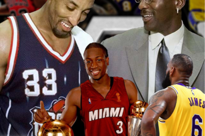 They Say Michael Jordan Couldn’t Win Without Scottie Pippen—But If That’s True, Why Couldn’t Pippen Win Without MJ? And If LeBron James Made Dwyane Wade Better, How Did Wade Already Win a Championship Before LeBron Even Got There? Let’s Finally Break Down the GOAT Debate with Real Context, Facts, and Logic—Because Narratives Are Fun, But History Doesn’t Lie, and It’s Time We Gave Credit Where It’s Due, Not Just to the Flashiest Stats, But to the Relentless Will to Win That Defined Jordan Like No Other.