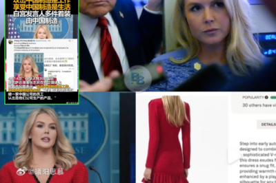 Shocking Revelation: White House Press Secretary’s Wardrobe Exposed as Chinese-Made! Discover the Intriguing Story Behind the Dresses Sparking a Fashion Frenzy and Diplomatic Drama!