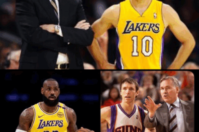Lakers Video: LeBron James Gives Flowers To Steve Nash & Mike D’Antoni For Revolutionizing Game