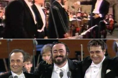 In one of the most iconic moments in classical crossover history, Luciano Pavarotti, Plácido Domingo, and José Carreras—The Three Tenors—delivered an electrifying rendition of Cielito Lindo during their legendary 1990 concert. Held at the ancient Baths of Caracalla in Rome, this historic event wasn’t just a performance—it was a cultural phenomenon that introduced millions to the breathtaking power of opera.