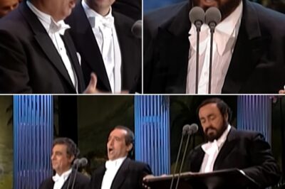 In a performance that would go down in history, Luciano Pavarotti, Plácido Domingo, and José Carreras graced the stage in 1994 for The Three Tenors in Concert, delivering a breathtaking rendition of Brindisi from Verdi’s La Traviata. Their powerful, yet effortlessly harmonious voices brought the festive aria Libiamo ne’ lieti calici to life, transforming the Los Angeles concert into a celebration of music, passion, and camaraderie. The trio’s dynamic energy and undeniable chemistry captivated the audience, making the performance a perfect blend of joy and dramatic depth. It was a masterclass in vocal brilliance, with each tenor’s distinctive style merging into a moment that transcended opera. As they lifted their glasses and invited the crowd to celebrate with them, this iconic performance became a defining moment for classical music lovers worldwide.