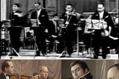 David Oistrakh and Leonid Kogan, two of the greatest violinists of all time, joined forces with their sons for a rare and mesmerizing performance of Vivaldi’s Concerto for Four Violins. Filmed in 1966, this historic collaboration is a masterclass in precision, artistry, and musical camaraderie.