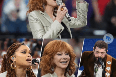 A Moment That Gave America Goosebumps: Reba McEntire Delivers a Powerful Rendition of the National Anthem at Super Bowl LVIII — What Happened Next Left the Crowd in Awe