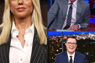 PAM BONDI DOMINATES LATE-NIGHT TV: Her Savage Exchange with Stephen Colbert Causes Viewer Fallout and Media Frenzy