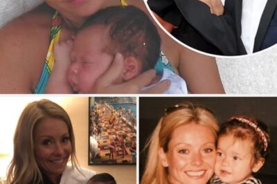 Kelly Ripa and Mark Consuelos excitedly shared about the “newborn” as they revealed the latest family news: “He called Mark in the middle of the night and said we’re about to become grandparents.”