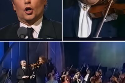 José Carreras and André Rieu’s performance of Enrico Toselli’s “Serenata” became an emotional moment, where the music was not only performed but also brought to life and sublimated. With José Carreras’ powerful and warm tenor voice, the song brought a wave of strong emotions, from the romantic high notes to the deep bass passages. André Rieu, in the role of conductor of the symphony orchestra, breathed life into the work with delicate strokes, creating a musical space immersed in emotions. The performance was not only a combination of talent but also a perfect blend of love for music and deep emotions, leaving the audience moved and absorbed.