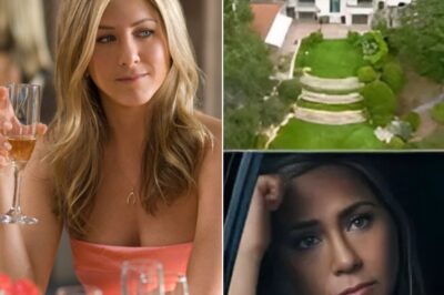 On her very first night inside the lavish $15 million mansion, Jennifer Aniston was finally unwinding with a glass of wine—until a chilling noise echoed through the empty halls. What happened next turned a peaceful evening into a terrifying midnight search…