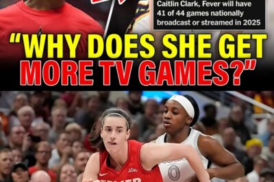 BREAKING: A’Ja Wilson FURIOUS As Caitlin Clark Gets MOST National TV Games with Indiana Fever!