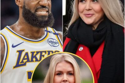 LeBron James called her “KKK Barbie”… but Karoline Leavitt didn’t scream. She answered—with just 17 calm, cutting words that turned the spotlight back on him. The internet froze. Reporters went silent. What she said revealed more about LeBron’s past than years of press ever could. This isn’t just a clapback—it’s a reckoning.