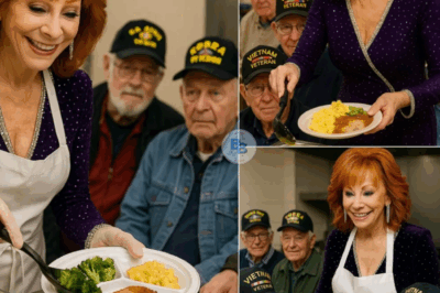 Country music icon Reba McEntire Rolls Up Her Sleeves to Cook for Disabled Veterans — “They Deserve More Than Just Our Thanks.” The letter was shared, making everyone unable to hold back tears…