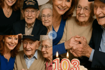 Reba Mcentire gave up his private jet for a 102-year-old WWII vet to reunite with a wartime lover — but what happened after became Reba’s own birthday gift… Mr. Harold, a 102-year-old veteran, wanted to fly to France to meet his long-lost wartime love. Reba gave up his jet. A week later, Harold FaceTimed from Paris, inviting Reba to his 103rd birthday — with a gift: a WWII map signed by Reba’s own grandfather🎖️🌍🎁