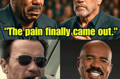 Talk Show Host Steve Harvey Cries After Emotional Message From Arnold Schwarzenegger