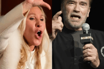 Marjorie Taylor Greene BLASTS Arnold Schwarzenegger as a “Foreign Loudmouth” in Shocking Rant—But Arnold’s Brutal, Classy Clapback SHUTS Her Down Completely and Leaves MTG Absolutely Speechless on Live TV!
