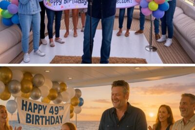 Blake Shelton’s 49th Birthday Bash: A Star-Studded Yacht Party with a Heartwarming Surprise