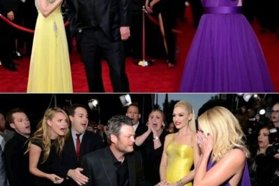 COUNTRY MUSIC AWARDS SHOCKER: Miranda Lambert, Blake Shelton & Gwen Stefani COLLIDE On Red Carpet — Blake’s Face Says What Words Couldn’t