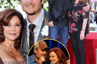 The Grand Ole Opry has seen legends, but nothing quite like this. Blake Shelton stepped into the spotlight, took a breath, and said, “Here comes my biggest idol… my mama, Dorothy.” The crowd gasped, then erupted in applause as Dorothy Shackleford walked out, wearing a simple denim jacket and a proud, gentle smile. They sang “Time for Me to Come Home,” a song they wrote together—but it felt more like a conversation between mother and son, set to music. Blake’s voice cracked. Dorothy’s voice was soft, steady, and full of love. The whole room fell silent, hanging on every note. By the end, Blake stepped back with tears in his eyes as his mom carried the final chorus. When it ended, no one moved. Then came the tears, the whistles, the standing ovation. That night, they didn’t just sing—they gave the Opry a moment that’ll live forever.