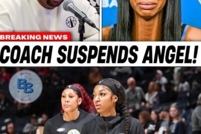 Angel Reese Suspended After Explosive Clash with Caitlin Clark—Chicago Sky Coach Makes Stunning Call