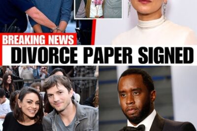 “Hollywood Shockwaves: Ashton Kutcher ARRESTED in Explosive Diddy Scandal – Mila Kunis Files for DIVORCE Amid Chaos?!”