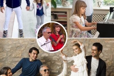Andrea Bocelli and his 8-year-old daughter, Virginia, graced the stage with an unforgettable family duet, performing Beethoven’s Ode to Joy with a tenderness that left the audience spellbound. The purity of Virginia’s voice, harmonizing with her father’s powerful tenor, created a breathtaking contrast that resonated deeply with every listener. As the final notes lingered in the air, the crowd erupted into a standing ovation, many with tears glistening in their eyes. It wasn’t just a performance—it was a poignant celebration of love, family, and the universal language of music.