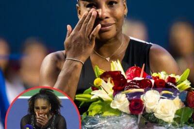 Look back at the moment Serena Williams shed tears as her tennis career ended