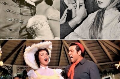 Mario Lanza and Kathryn Grayson deliver a breathtaking rendition of Be My Love, their voices blending in perfect harmony to create a moment of pure magic. Lanza’s powerful, golden tenor soars with raw passion, while Grayson’s crystalline soprano adds elegance and warmth, capturing every ounce of longing and devotion within the song.