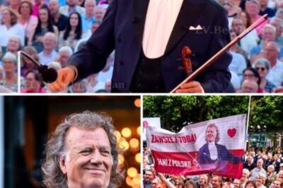 The Beloved Hit Song “Blaze Away” Was Performed by Maestro André Rieu, and Thousands of People in the UK Were Engrossed in a Captivating Musical Atmosphere.
