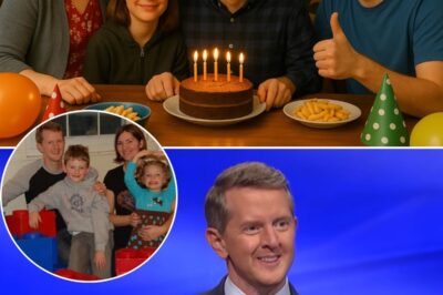 “Thank you all for always being the right answer in my life,” Ken Jennings said with a smile, surrounded by laughter and the warmth of home. In a rare glimpse beyond the Jeopardy! spotlight, the legendary host celebrated his birthday not with fanfare, but with family — homemade lasagna, paper trophies, and stories shared across the dinner table. It was a quiet evening, but one that spoke volumes about what truly matters to the man who always seems to have the answers.