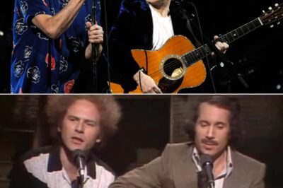 After Five Decades of Silence and Separate Paths, Simon and Garfunkel Stunned the World by Reuniting for a Soul-Stirring Performance of Their Iconic Song “Bridge Over Troubled Water,” Delivering an Emotionally Charged Moment That Brought the Crowd to Tears and Proved the Magic of Their Harmonies Still Lives On.