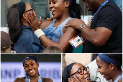 “A WONDERFUL MOMENT” After her victory at Roland Garros, Coco Gauff cried as she made a touching statement about her mother, who was hospitalized with a serious illness, but appeared in the stands to support her. The crowd erupted in admiration for the love.
