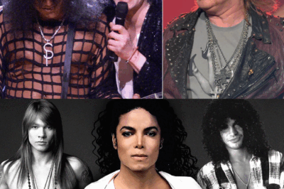 “Did Michael Jackson Secretly Break Up Guns N’ Roses? The Shocking Truth Behind His Controversial Collaboration with Slash and Axl Rose’s Explosive Reaction!”