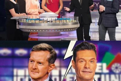 The “legendary bond” between Jeopardy! and Wheel of Fortune is COLLAPSEING before our eyes! In a shocking live moment, Ken Jennings “publicly criticized” Ryan Seacrest, PUSHING COLD WATER on any hopes of a respectful passing of the torch. What was once a legacy of brotherhood has now turned into a public feud—is this the start of a game show cold war?