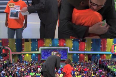 “Young Contestant Brings Mysterious Note to ‘The Price Is Right’—Drew Carey’s Heartwarming Response Leaves Everyone in Awe!”