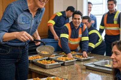 Rachel Maddow Shocks Texas Flood Camp With Surprise Cooking Skills—Her Spicy Chili Has First Responders Begging for Seconds While Her Blushing Reaction to Their Compliments Sets Social Media on Fire! Eyewitnesses Call It the Most Heartwarming Moment of the Entire Rescue Mission!