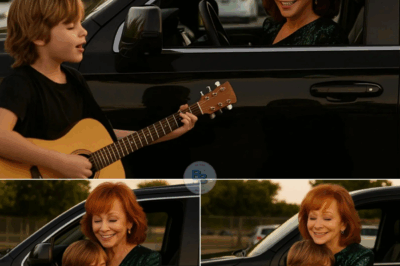 After the concert, Reba McEntire was already heading out… until she spotted a young boy quietly playing guitar near the exit. Instead of driving away, she stopped her SUV, rolled down the window, and watched with a smile. And then — in a moment that melted everyone’s hearts — she stepped out and signed the boy’s guitar. 😭 The video of this moment is touching millions around the world. Details in comments 👇👇👇