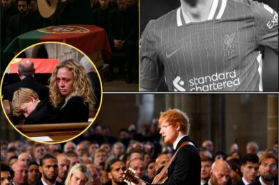 Liverpool Cathedral Silent in Tears: Ed Sheeran Sings Farewell to Diogo Jota With “Supermarket Flowers” ​​– The Whole City Weeps With A Hero