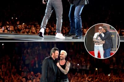 “Man, I’ve waited years to do this with you!” — Adam Levine And Blake Shelton Drive 25,000 Fans Wild With Surprise Duet At iHeartRadio Music Festival!